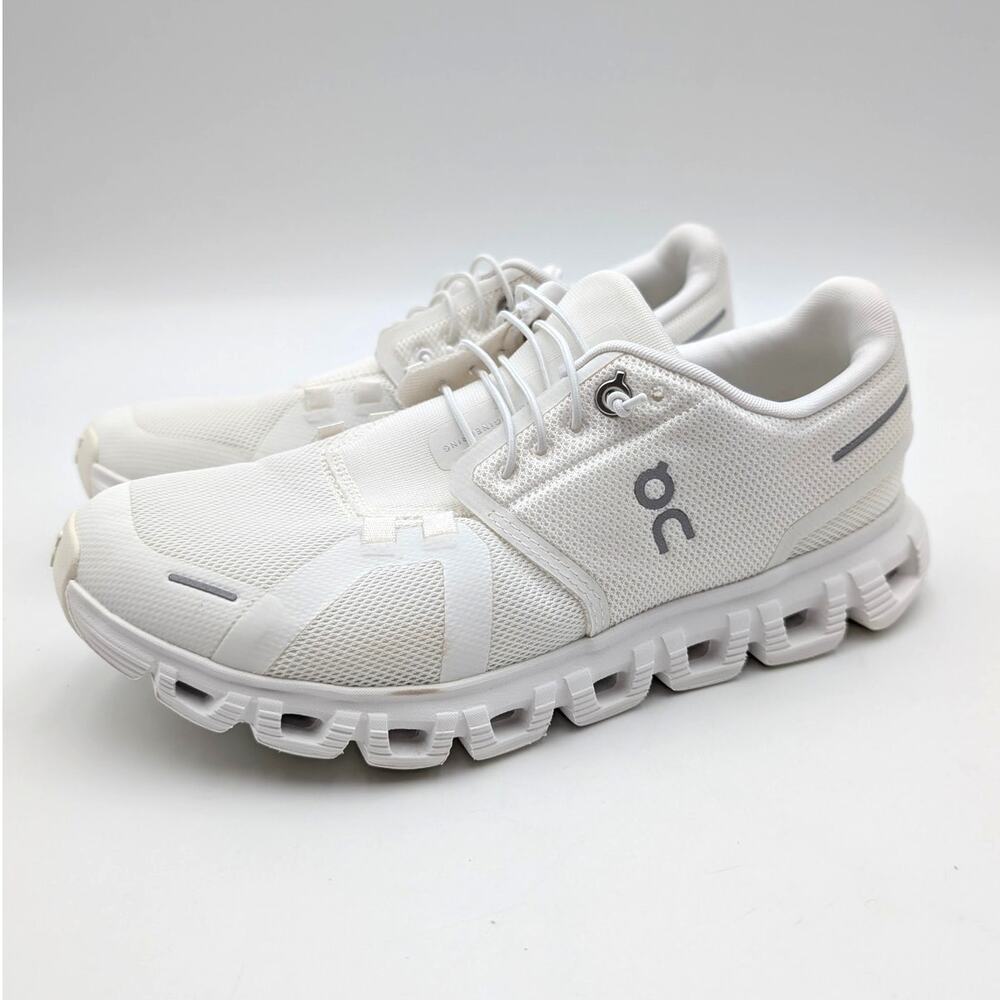 On Running Cloud 6 Sneakers Shoes 3WF10061200 Womens All White Size US7.5 EU38.5
